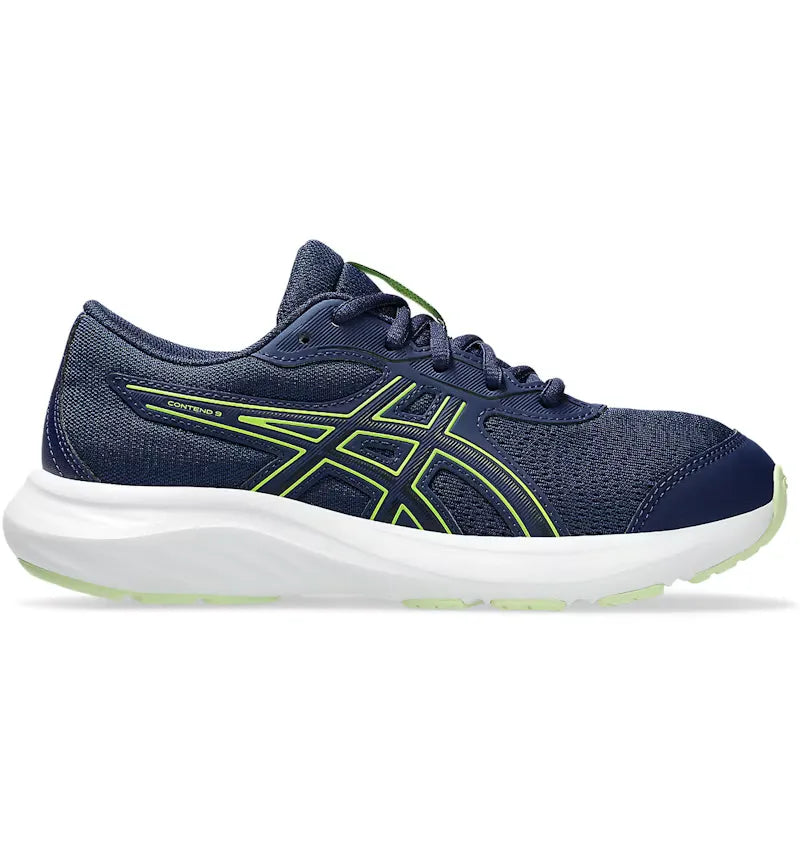 ASICS Contend 9 Blue Expanse Black (GS) - vue 360