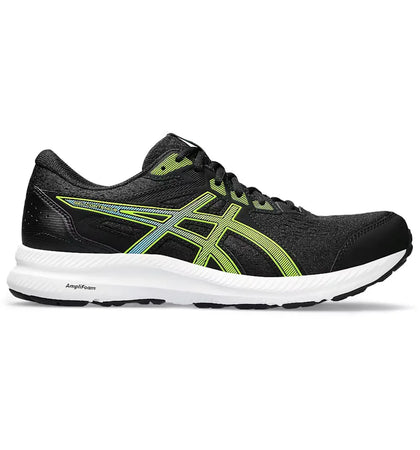 ASICS Gel-Contend 8 Black Electric Lime - authentic ASICS sneakers