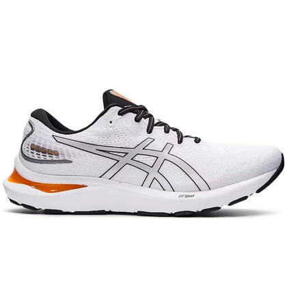 ASICS Gel-Cumulus 24 White Piedmont Grey Orange - authentic ASICS sneakers
