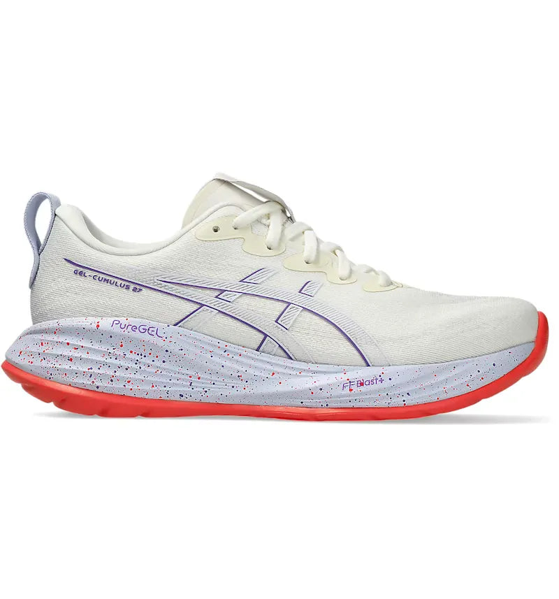 ASICS Gel-Cumulus 27 Tokyo Cream Edo Purple (Women's) - vue 360