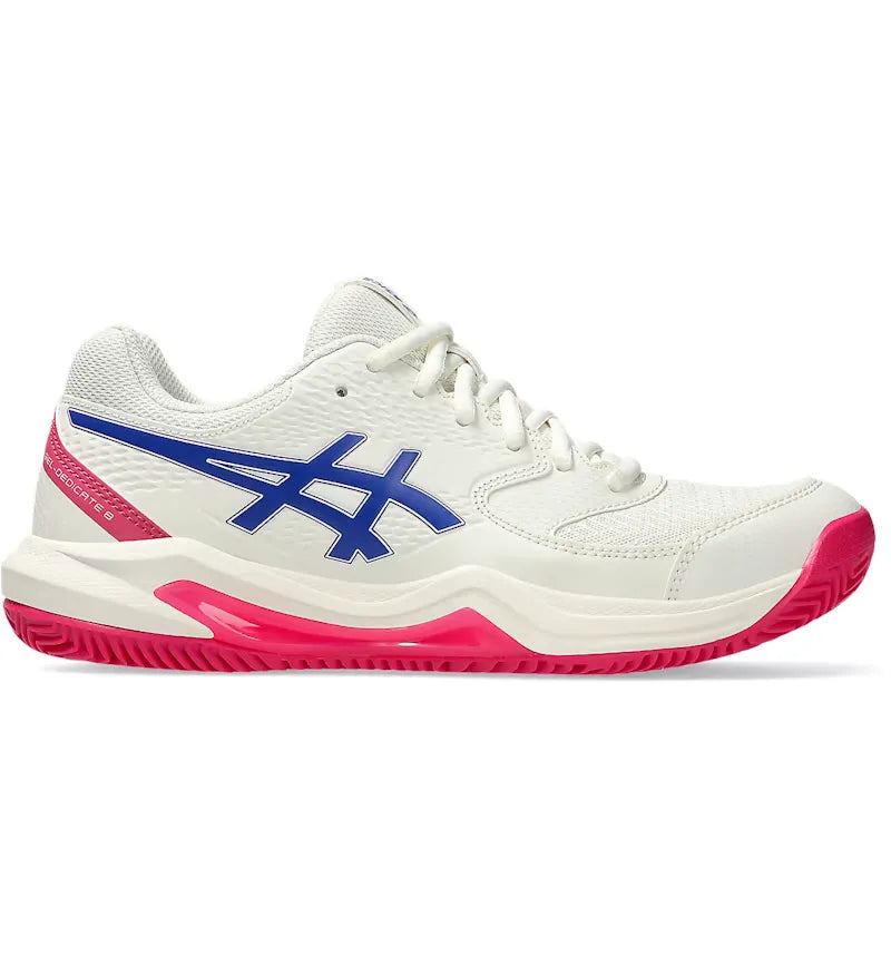 ASICS Gel-Dedicate 8 Clay Cream Dark Cobalt (Women's) - vue 360
