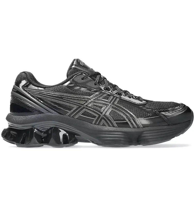 ASICS Gel-Kinetic Fluent Black Graphite Grey - vue 360