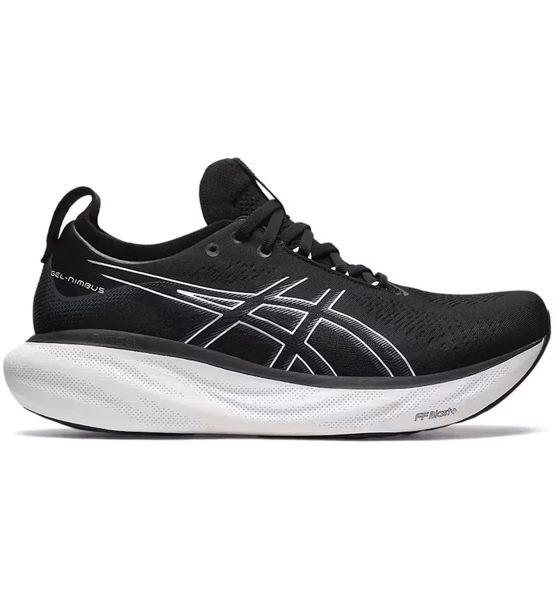 ASICS Gel-Nimbus 25 Black Pure Silver - vue 360