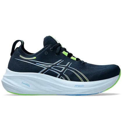 ASICS Gel-Nimbus 26 French Blue Electric Lime - authentic ASICS sneakers
