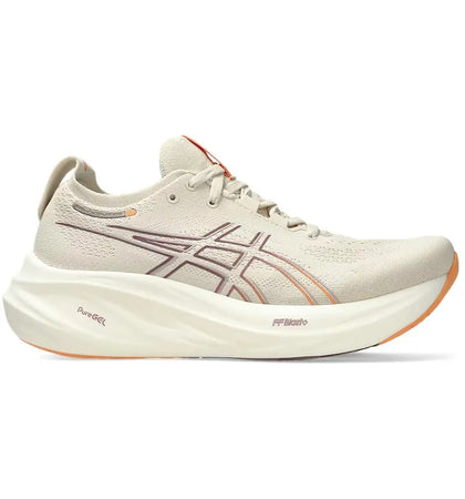ASICS Gel-Nimbus 26 Oatmeal Faded Orange (Women's) - authentic ASICS sneakers