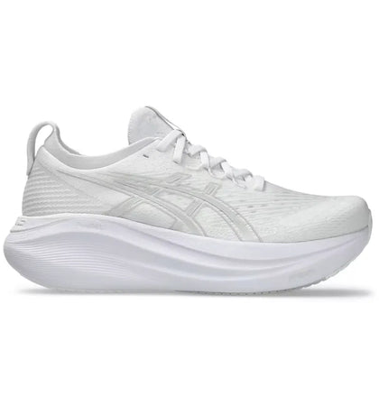 ASICS Gel-Nimbus 27 White Glacier Grey (Women's) - authentic ASICS sneakers