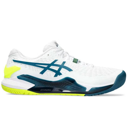 ASICS Gel-Resolution 9 Hardcourt White Restful Teal - authentic ASICS sneakers