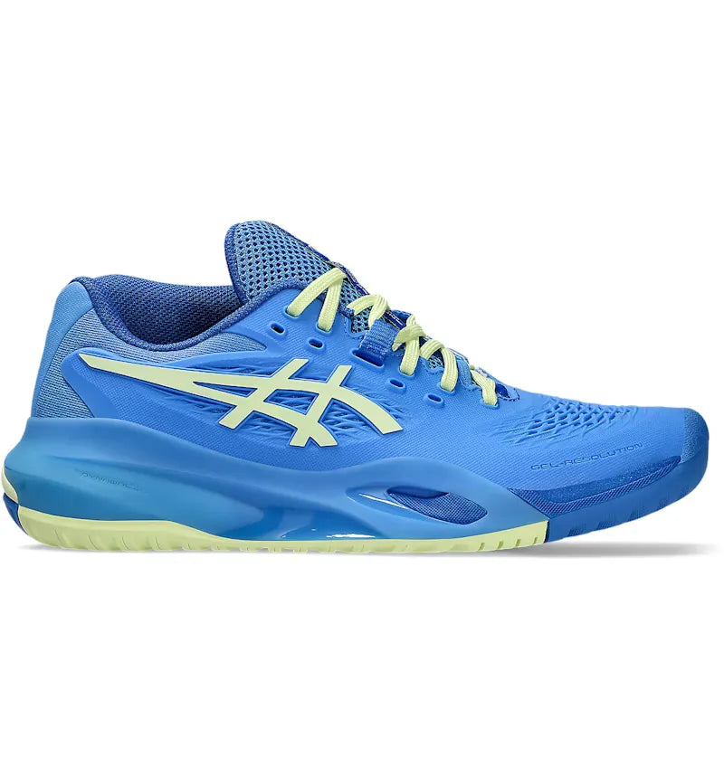 ASICS Gel-Resolution X Blue Coast Huddle Yellow (Damen) - vue 360