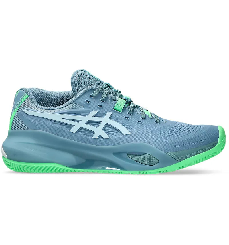 ASICS Gel-Resolution X Padel Saba Blue Cool Grey - vue 360