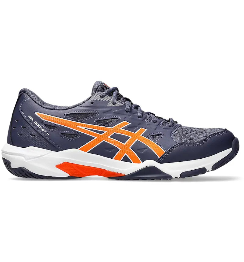 ASICS Gel-Rocket 11 Indigo Fog Nova Orange - vue 360