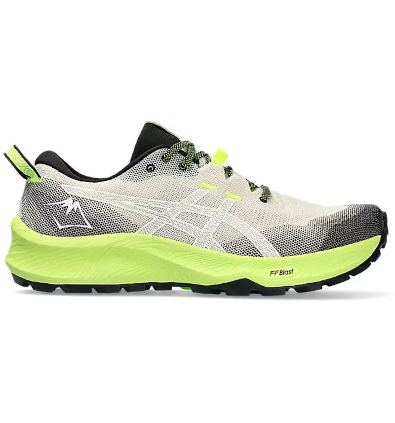 ASICS Gel-Trabuco 12 Oatmeal White Green - vue 360