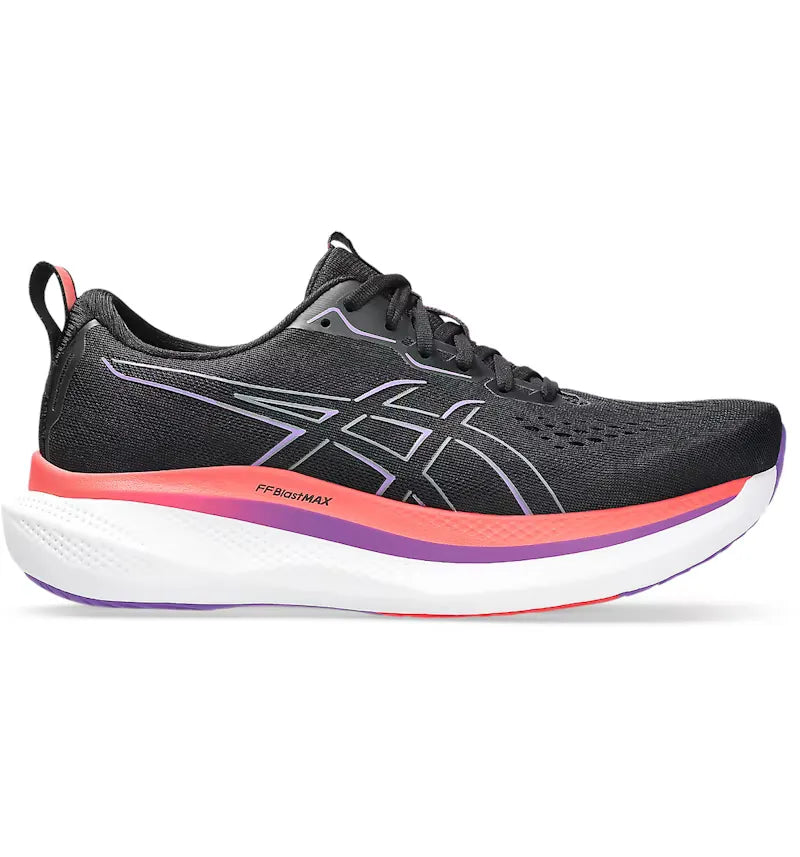 ASICS Glideride Max Black Flash Red - vue 360