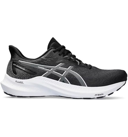 ASICS GT-2000 12 Black Carrier Grey - authentic ASICS sneakers