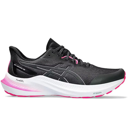 ASICS GT-2000 12 Lite-Show Black Pure Silver (Women's) - authentic ASICS sneakers