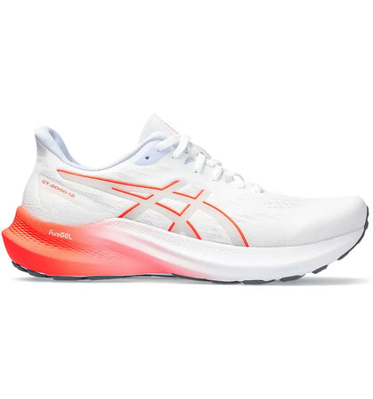 ASICS GT-2000 12 White Sunrise Red (Women's) - authentic ASICS sneakers