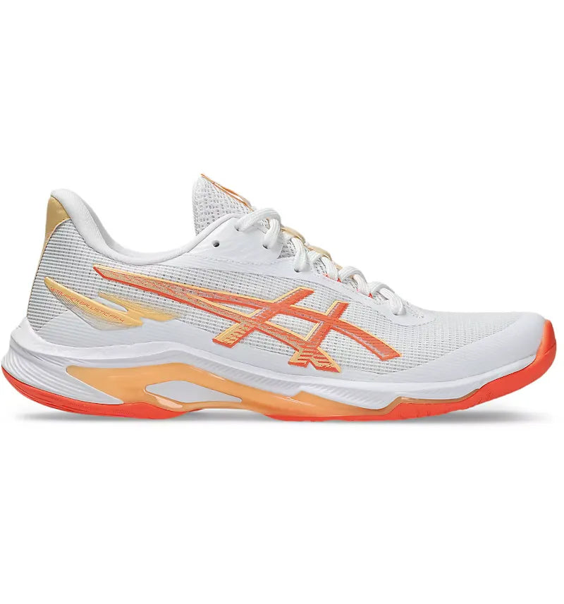 ASICS Netburner Ballistic FF 4 White Vivid Coral (Women's) - vue 360
