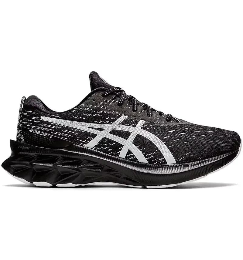 ASICS Novablast 2 Black Pure Silver - vue 360