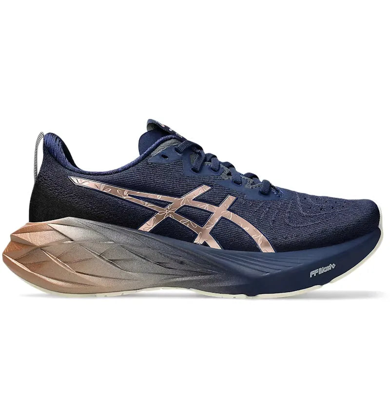 ASICS Novablast 4 Platinum Blue Expanse Rose Gold (Women's) - vue 360