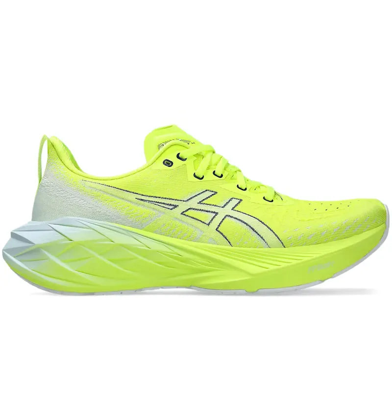 ASICS Novablast 4 Safety Yellow Cool Grey - vue 360