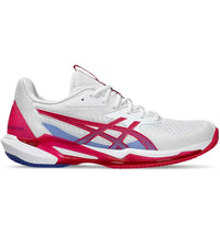 ASICS Solution Speed FF 3 Clay White Bright Rose (Women's)