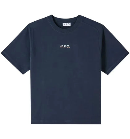 ASICS x APC Wind T-Shirt Dark Navy Blue - authentic ASICS apparel