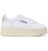 Autry Medalist Platform Low Platinum White (Women's)