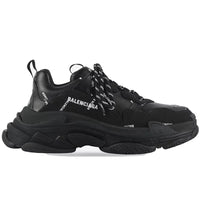 Balenciaga All Over Logo Triple S Black (Women's)