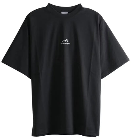 Balenciaga Medium Fit T-shirt Black - authentic Balenciaga apparel