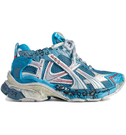 Balenciaga Runner Blue Silver White Red - authentic Balenciaga sneakers