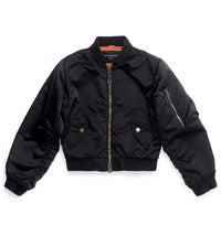 Balenciaga Shrunk Bomber Jacket Black