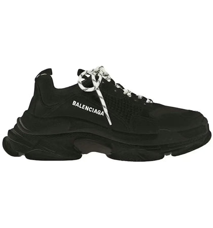 Balenciaga Triple S Black White Lace (Women's) - authentic Balenciaga sneakers
