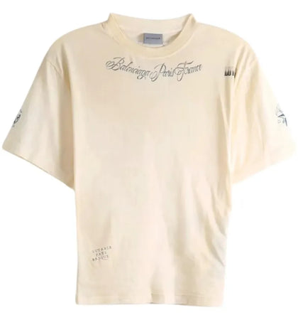 Balenciaga Women's S/S Top Ivory - authentic Balenciaga product