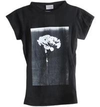 Balenciaga Women's Small Fit T-shirt Black