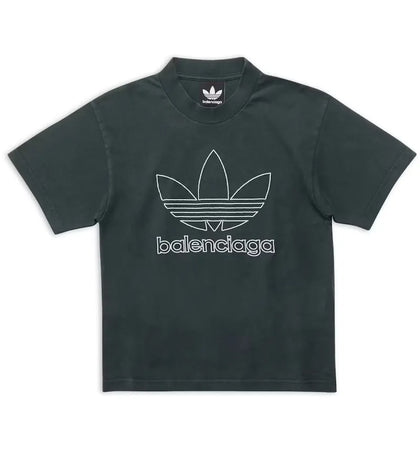 Balenciaga x adidas Kids T-Shirt Green - authentic Balenciaga apparel