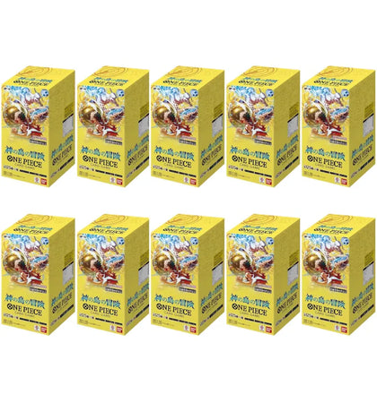 Bandai One Piece Adventure on KAMI's Island (OP-15) (Japanese) Booster Box 10x Lot - authentic Bandai product