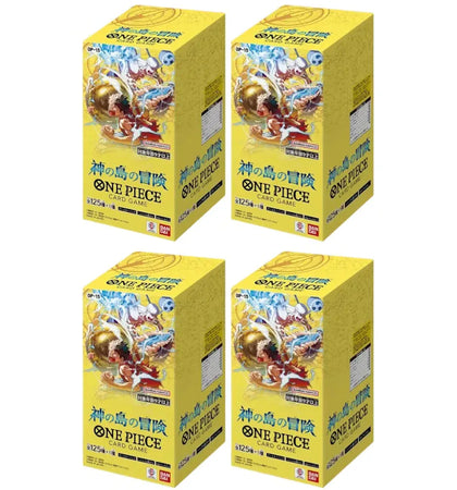 Bandai One Piece Adventure on KAMI's Island (OP-15) (Japanese) Booster Box 4x Lot - authentic Bandai product