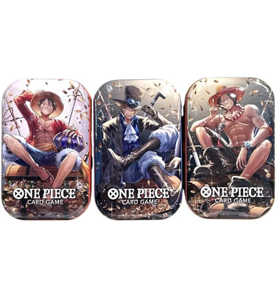 Bandai One Piece Vol.2 (TS-02) 3 Tin Pack (Tin Art May Vary)