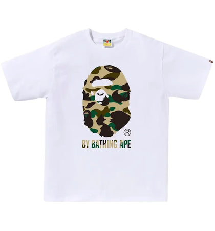 BAPE 1st Camo By Bathing Ape Tee White/Yellow - authentic BAPE product