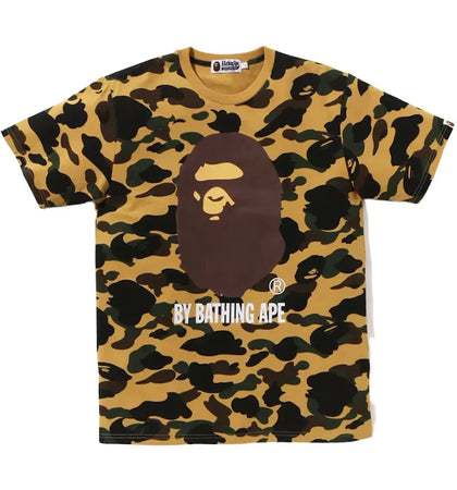 BAPE 1st Camo By Bathing Ape Tee Yellow - authentic BAPE product
