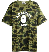 BAPE 1st Camo College Tee (SS26) Green