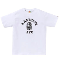 BAPE 1st Camo College Tee Tee White/Grey
