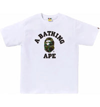 BAPE 1st Camo College Tee White/Green