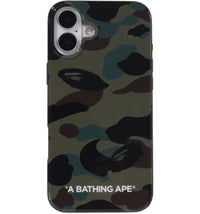 BAPE 1st Camo iPhone 16 Plus Case Green