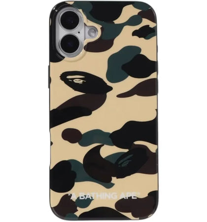 BAPE 1st Camo iPhone 16 Plus Case Yellow - authentic BAPE product