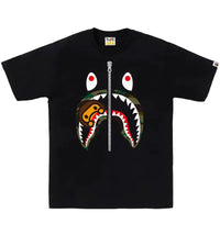 BAPE 1st Camo Milo Shark Tee Black/Green