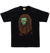 BAPE A Bathing Ape Horror Mad Face Tee Black
