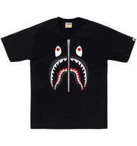 BAPE A Bathing Ape Shark Tee Black