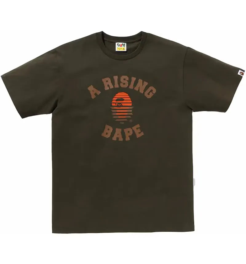 BAPE A Rising Bape Tee Olivedrab - vue 360
