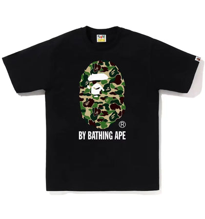 BAPE ABC Camo By Bathing Ape Tee Black/Green - authentic BAPE product