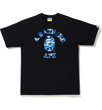 BAPE ABC Camo College Tee (SS21) Black/Blue - authentic BAPE product